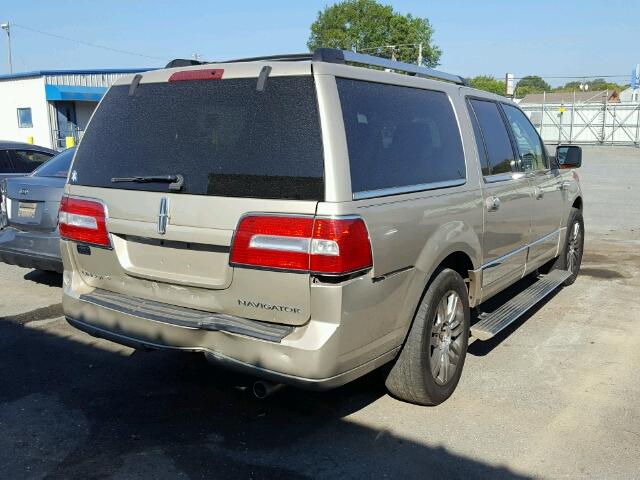 5LMFL27587LJ20791 - 2007 LINCOLN NAVIGATOR GOLD photo 4