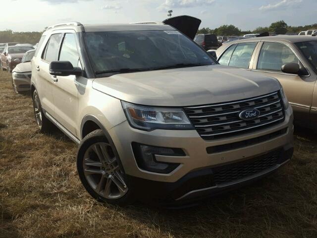 1FM5K7D81HGB39366 - 2017 FORD EXPLORER BEIGE photo 1