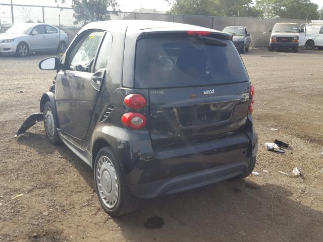 WMEEJ3BA6DK667225 - 2013 SMART FORTWO PUR BLACK photo 3