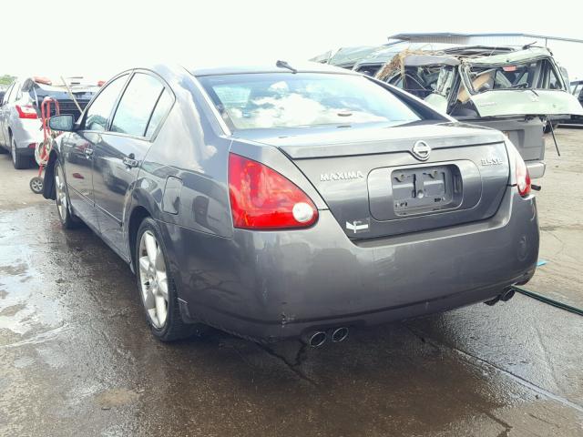 1N4BA41E25C849551 - 2005 NISSAN MAXIMA SE GRAY photo 3