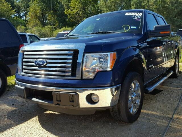 1FTFW1CT3BFC49073 - 2011 FORD F150 SUPER BLUE photo 2