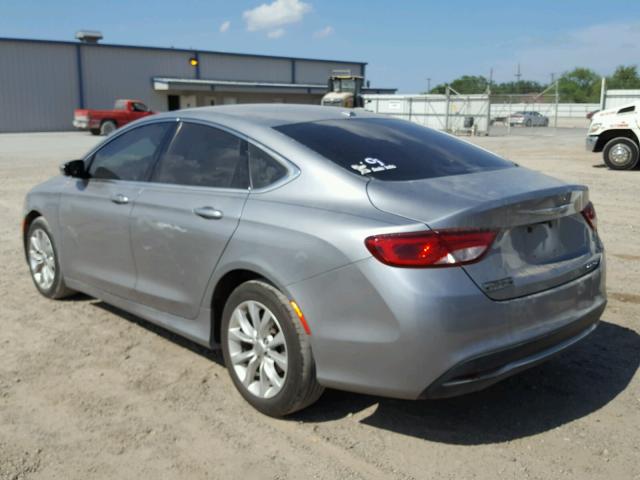 1C3CCCCB9FN544421 - 2015 CHRYSLER 200 C SILVER photo 3