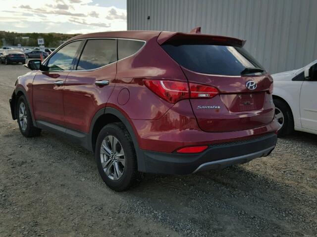 5XYZTDLB0GG376236 - 2016 HYUNDAI SANTA FE S BURGUNDY photo 3