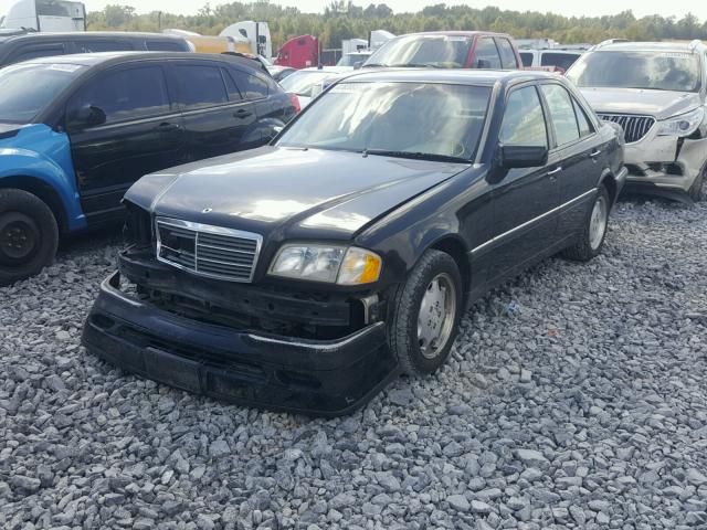 WDBHA23G8WA572987 - 1998 MERCEDES-BENZ C BLACK photo 2