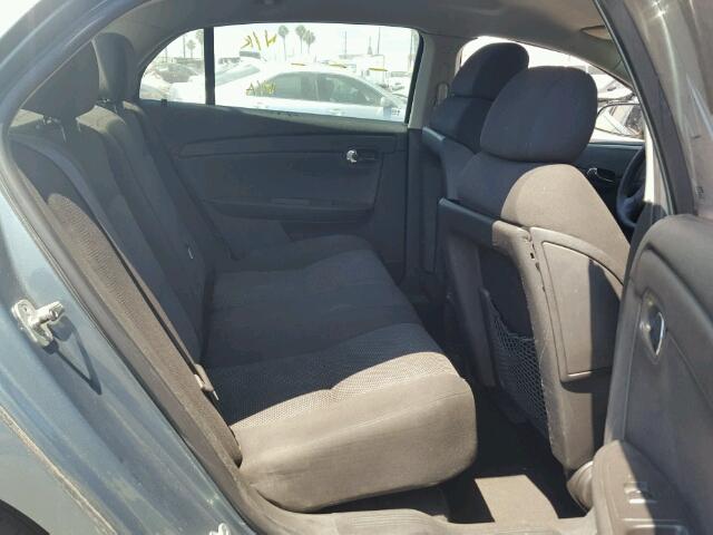 1G1ZH57B394199371 - 2009 CHEVROLET MALIBU 1LT TEAL photo 6