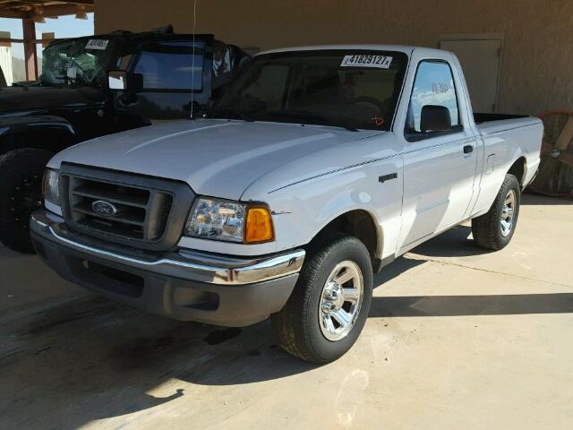 1FTYR10D24PB27590 - 2004 FORD RANGER WHITE photo 2
