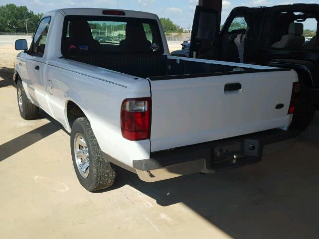 1FTYR10D24PB27590 - 2004 FORD RANGER WHITE photo 3