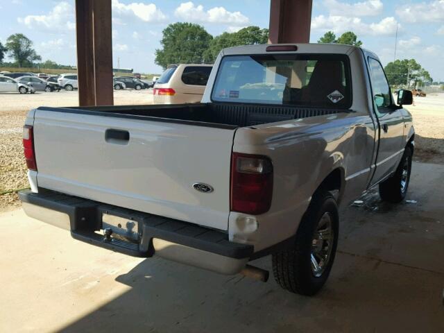 1FTYR10D24PB27590 - 2004 FORD RANGER WHITE photo 4