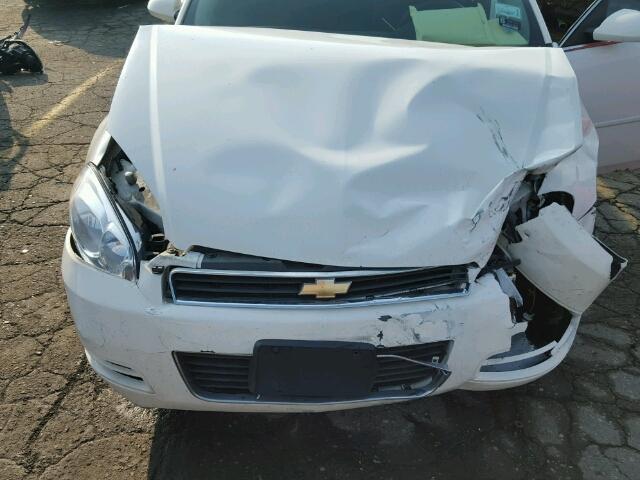 2G1WB57K491304645 - 2009 CHEVROLET IMPALA LS WHITE photo 7