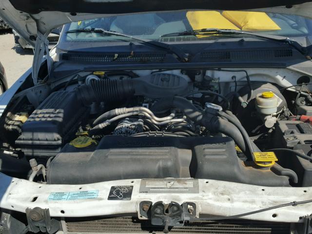 1B7GL22X0YS519738 - 2000 DODGE DAKOTA WHITE photo 7