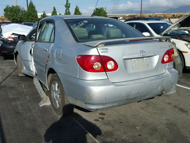 1NXBR30E06Z715546 - 2006 TOYOTA COROLLA CE SILVER photo 3