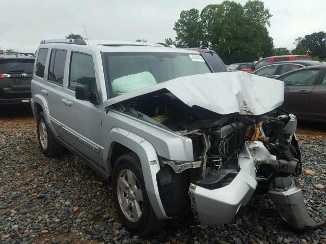 1J8HG58238C124834 - 2008 JEEP COMMANDER SILVER photo 1