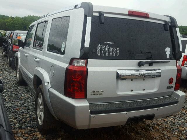 1J8HG58238C124834 - 2008 JEEP COMMANDER SILVER photo 3