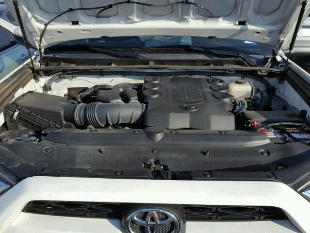 JTEZU5JR0E5071226 - 2014 TOYOTA 4RUNNER WHITE photo 7