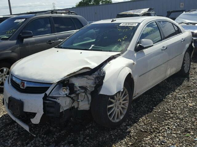 1G8ZV57708F139816 - 2008 SATURN AURA XR YELLOW photo 2