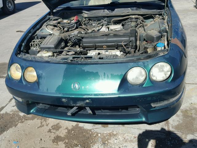 JH4DB7655XS002685 - 1999 ACURA INTEGRA LS GREEN photo 7