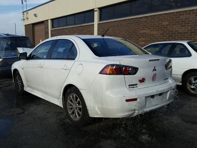 JA32U2FU0AU020180 - 2010 MITSUBISHI LANCER ES/ WHITE photo 3