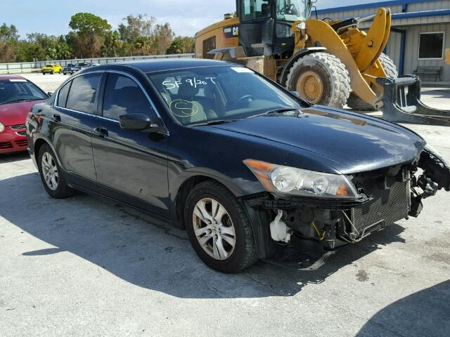 JHMCP26478C068352 - 2008 HONDA ACCORD BLACK photo 1