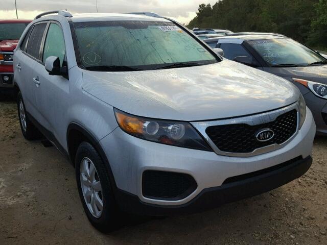 5XYKT4A26DG375852 - 2013 KIA SORENTO SILVER photo 1