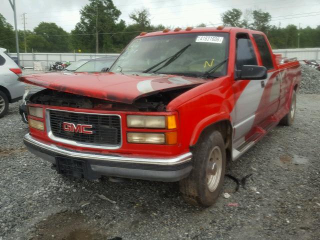 1GTGC33J2WF008425 - 1998 GMC SIERRA C35 RED photo 2