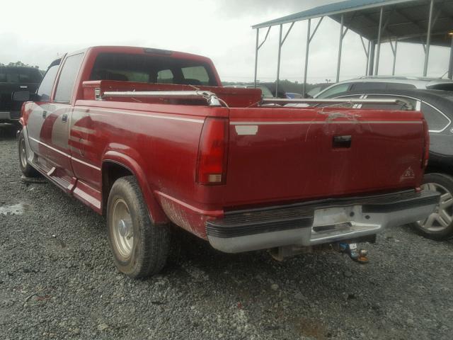 1GTGC33J2WF008425 - 1998 GMC SIERRA C35 RED photo 3