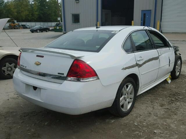 2G1WG5EKXB1160951 - 2011 CHEVROLET IMPALA LT WHITE photo 4