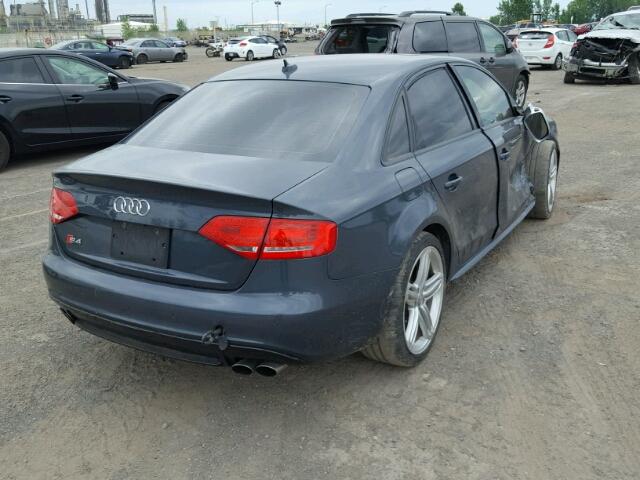 WAUHGCFL3BA006449 - 2011 AUDI S4 PREMIUM GRAY photo 4