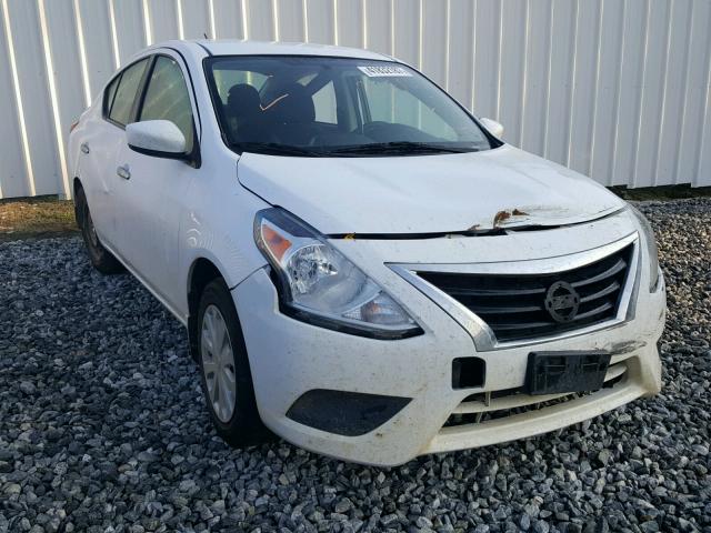 3N1CN7AP7GL839310 - 2016 NISSAN VERSA S WHITE photo 1