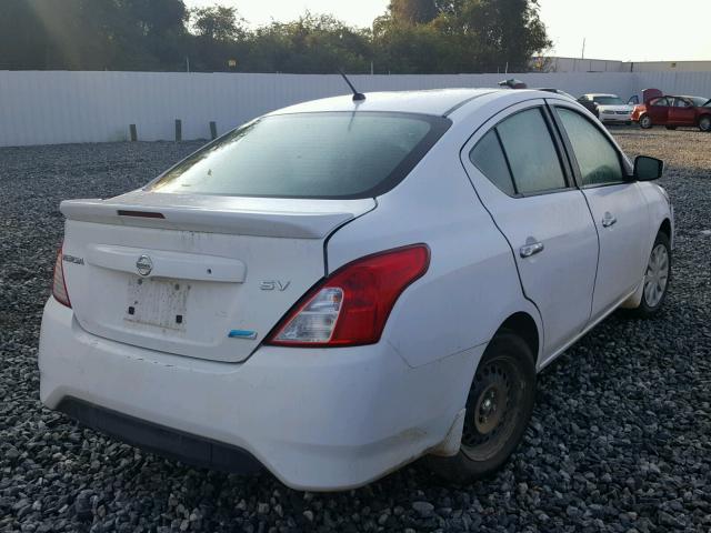 3N1CN7AP7GL839310 - 2016 NISSAN VERSA S WHITE photo 4