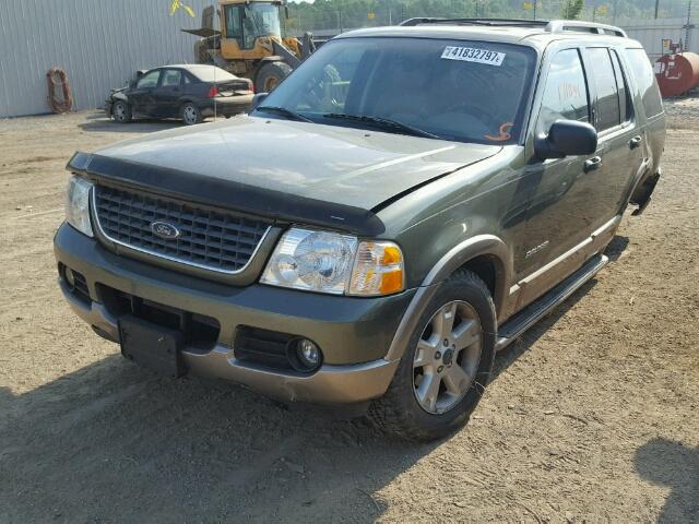 1FMDU74W74ZB14054 - 2004 FORD EXPLORER E GREEN photo 2