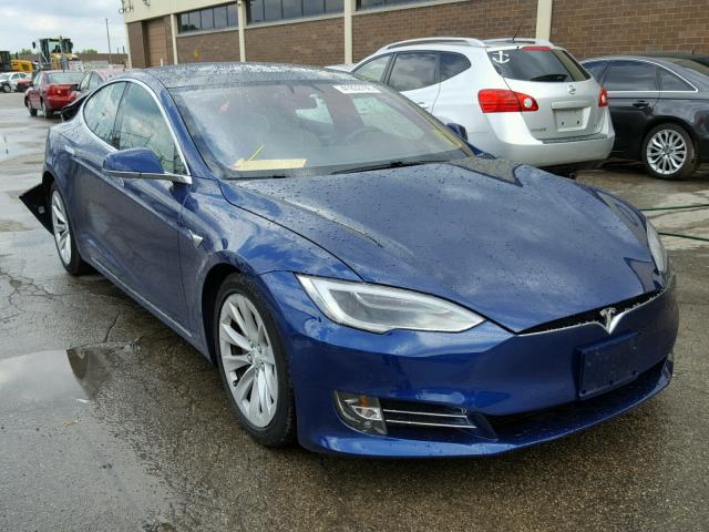 5YJSA1E26HF181768 - 2017 TESLA MODEL S Mavi foto 1