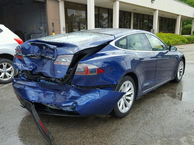 5YJSA1E26HF181768 - 2017 TESLA MODEL S Mavi foto 4