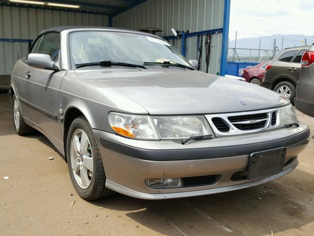 YS3DF78K337001730 - 2003 SAAB 9-3 SE GRAY photo 1