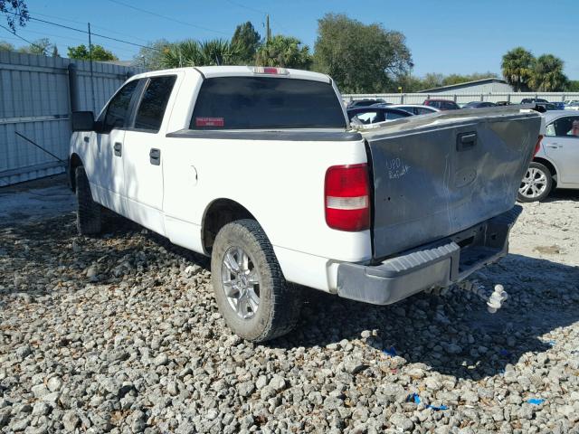 1FTRW14W28KB53926 - 2008 FORD F150 SUPER WHITE photo 3