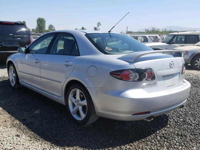 1YVHP80C685M44788 - 2008 MAZDA 6 I Srebrny zdjęcie 3