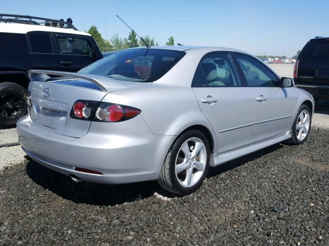 1YVHP80C685M44788 - 2008 MAZDA 6 I Srebrny zdjęcie 4