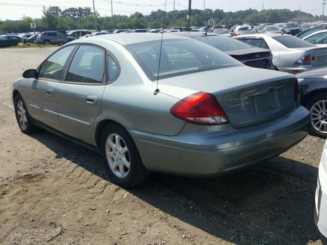 1FAFP56U86A173089 - 2006 FORD TAURUS SEL GREEN photo 3