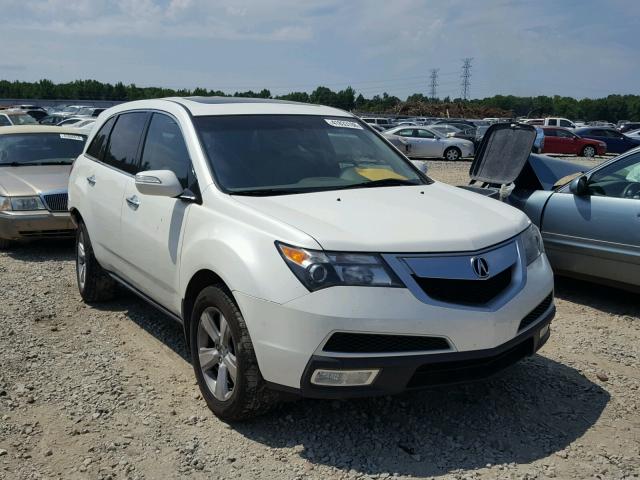 2HNYD2H20BH502332 - 2011 ACURA MDX WHITE photo 1