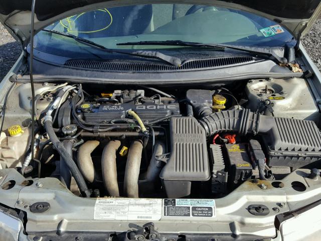 1B3EJ46X9YN162384 - 2000 DODGE STRATUS SE GRAY photo 7