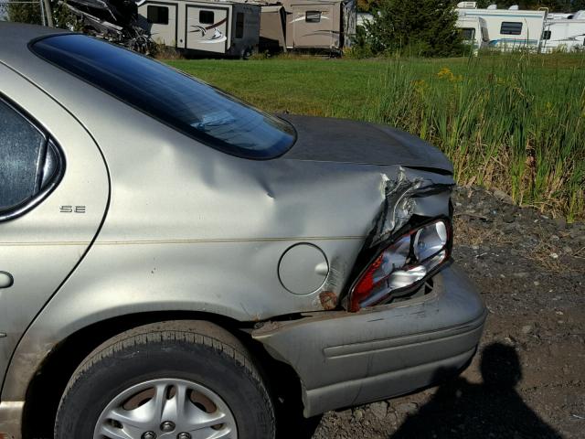 1B3EJ46X9YN162384 - 2000 DODGE STRATUS SE GRAY photo 9