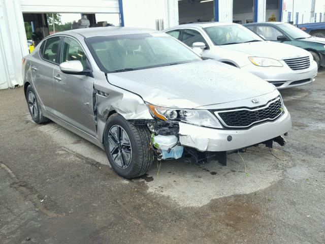 KNAGM4AD3D5052725 - 2013 KIA OPTIMA HYB SILVER photo 1