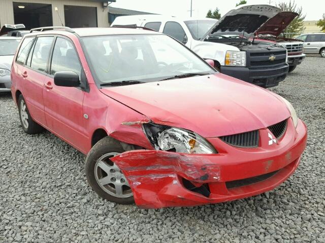 JA3AD29F54U046139 - 2004 MITSUBISHI LANCER RED photo 1