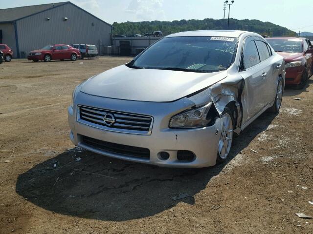 1N4AA5AP5CC840956 - 2012 NISSAN MAXIMA SILVER photo 2