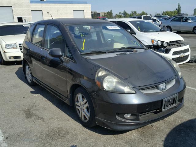JHMGD38697S054634 - 2007 HONDA FIT S 黑色 照片 1