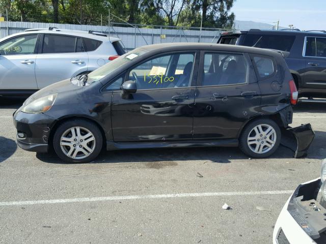 JHMGD38697S054634 - 2007 HONDA FIT S 黑色 照片 9