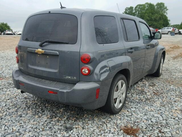 3GNCA13B19S619605 - 2009 CHEVROLET HHR LS ნაცრისფერი ფოტო 4