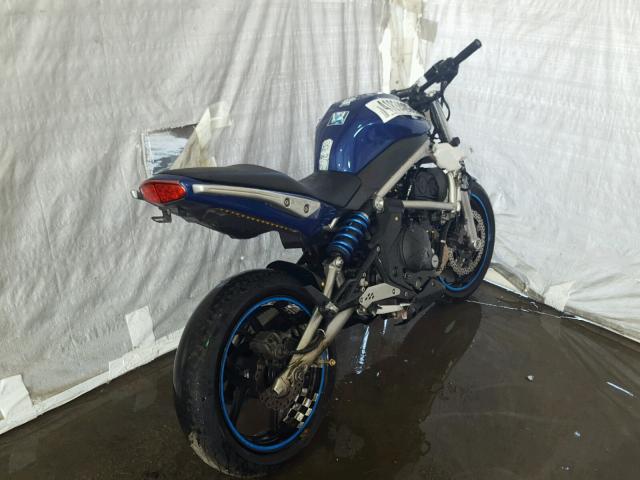 JKAEREC159DA31681 - 2009 KAWASAKI ER650 C BLUE photo 4