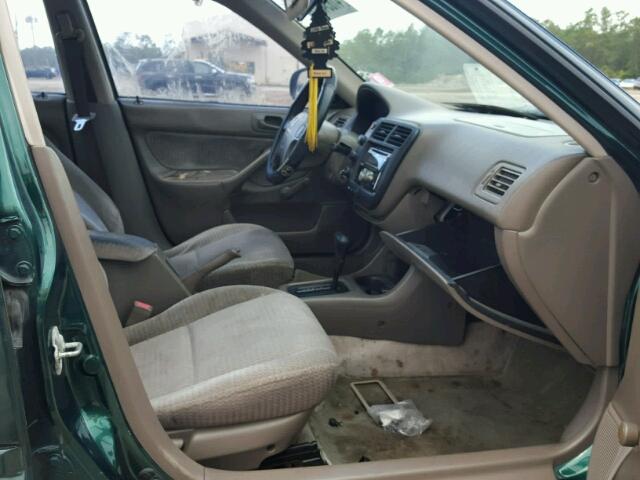 2HGEJ6613XH540262 - 1999 HONDA CIVIC BASE GREEN photo 5