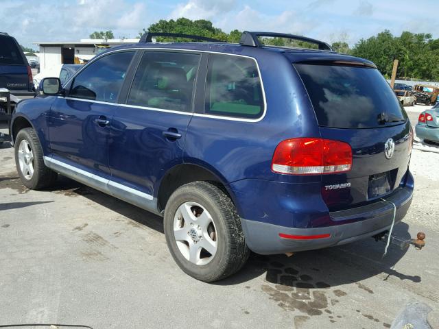 WVGBC77L04D039478 - 2004 VOLKSWAGEN TOUAREG 3. BLUE photo 3