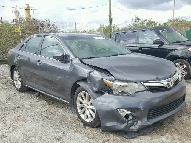 4T1BK1FK4CU519577 - 2012 TOYOTA CAMRY GRAY photo 1